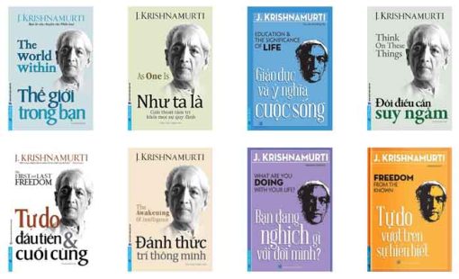 Bộ 8 eBooks của J. Krishnamurti – Hành Trình Giải Phóng Tâm Trí