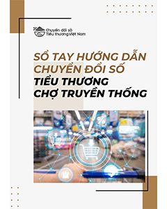 Sổ tay hướng dẫn chuyển đổi số tiểu thương chợ truyền thống