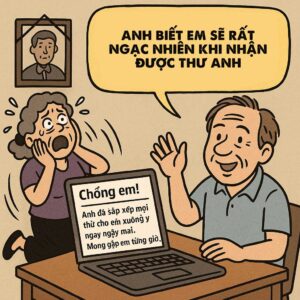 Bức thư "từ dưới kia" khiến ai đọc cũng rùng mình